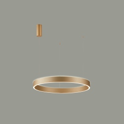 Brasco Up Down lampa wisząca Złoty 60cm 2900 lm 3000K i 4000K IP20