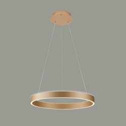 Brasco Up Down lampa wisząca Złoty 80cm 4000 lm 3000K i 4000K IP20