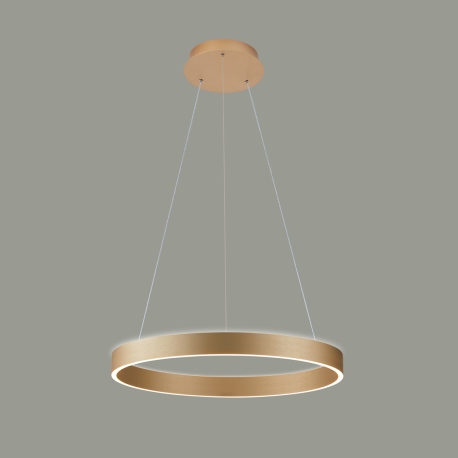 Brasco Up Down lampa wisząca Złoty 80cm 4000 lm 3000K i 4000K IP20 Italux