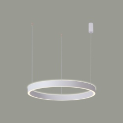 Brasco Up Down lampa wisząca Biały 80cm 4200 lm 3000K i 4000K IP20