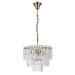 Buena lampa wisząca Brąz antyczny 36cm IP20