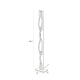 Conato lampa podłogowa Czarny piaskowany cm 1800 lm 3000K IP20