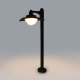 Isola 3K lampa stojaca zewnętrzna Czarny piaskowany cm 511 lm 3000K IP54