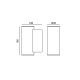 8cm IP54 Italux