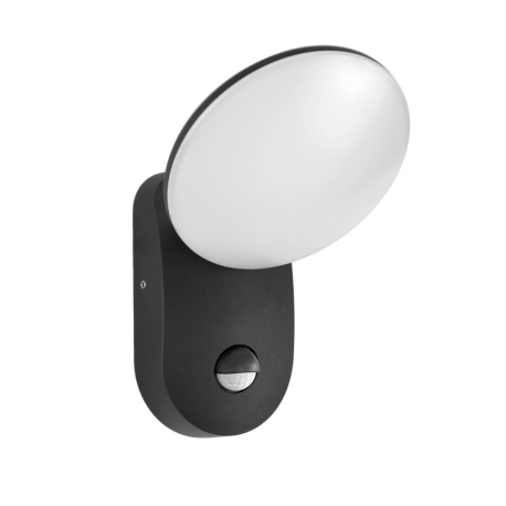 Monti 3K D-sensor kinkiet zewnętrzny Czarny piaskowany cm 3000K IP54 Italux