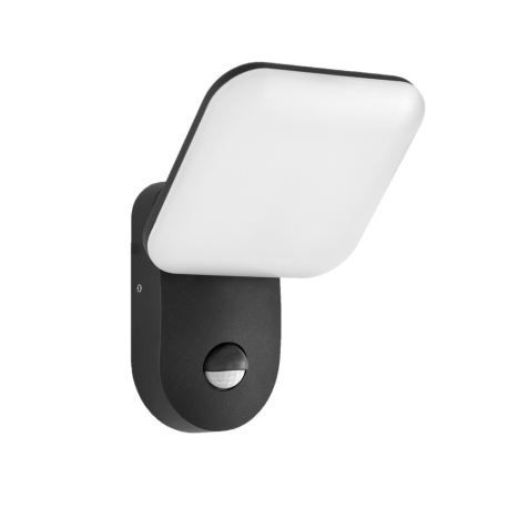 Nammi 4K D-sensor kinkiet zewnętrzny Czarny piaskowany cm 4000K IP54 Italux