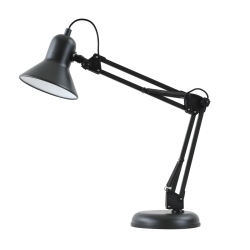 Tiago lampka biurkowa Czarny 15,5cm