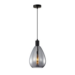 Zulo lampa wisząca Czarny 18cm IP20