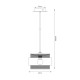 Bans lampa wisząca Złoty, czarny 24cm IP20 Italux