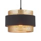 Bans lampa wisząca Złoty, czarny 24cm IP20