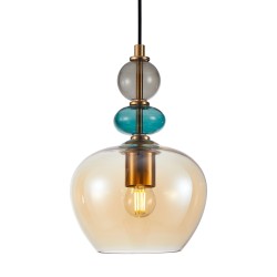 Busco lampa wisząca Złoty, bursztynowy 19cm IP20