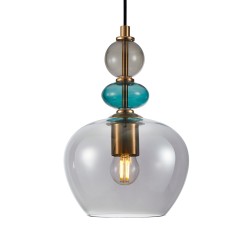 Busco lampa wisząca Złoty, czarny 19cm IP20