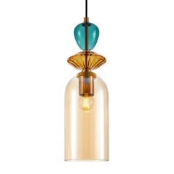 Busco lampa wisząca Złoty, czarny 12cm IP20