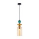 Busco lampa wisząca Złoty, czarny 12cm IP20