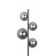 Canello lampa podłogowa czarny perłowy 31cm IP20 Italux
