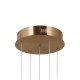 Ganti lampa wisząca złoty 32cm 1300 lm 3000K IP20