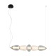 Gastel lampa wisząca Czarny, biały, przezroczysty cm 1500 lm 3000K IP20 Italux