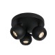 Lafin spot Czarny piaskowany 22cm IP20 Italux