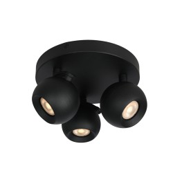 Lafin spot Czarny piaskowany 22cm IP20