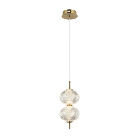 Lazie lampa wisząca Mosiężny, przezroczysty 15cm 1000 lm 3000K IP20 Italux