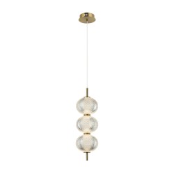 Lazie lampa wisząca Mosiężny, przezroczysty 15cm 1300 lm 3000K IP20