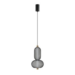 Marco lampa wisząca czarny 18cm 590 lm 3000K IP20