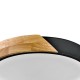 Nastro oprawa natynkowa plafon Drewno, czarny 32cm 2400 lm 3000K IP20