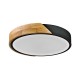 Nastro oprawa natynkowa plafon Drewno, czarny 32cm 2400 lm 3000K IP20