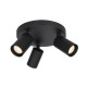 Nesto spot Czarny piaskowany 22cm IP20