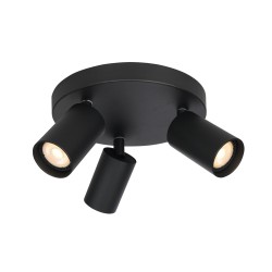 Nesto spot Czarny piaskowany 22cm IP20