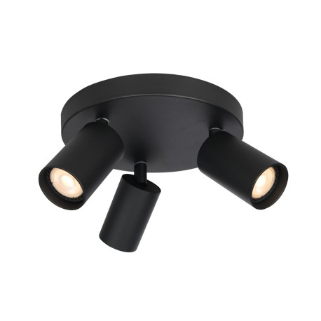 Nesto spot Czarny piaskowany 22cm IP20