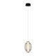 Rinot lampa wisząca Czarny, biały, przezroczysty 15cm 500 lm 3000K IP20