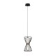 Sanke lampa wisząca Czarny 16,5cm 380 lm 3000K IP20