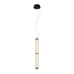 Sanpo lampa wisząca Czarny, przezroczysty 7cm 490 lm 3000K IP20