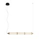 Sanpo lampa wisząca Czarny, przezroczysty 7cm 1700 lm 3000K IP20 Italux