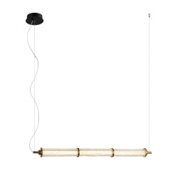 Sanpo lampa wisząca Czarny, przezroczysty 7cm 1700 lm 3000K IP20