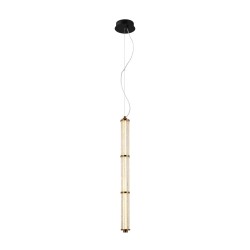 Sanpo lampa wisząca Czarny, przezroczysty 7cm 780 lm 3000K IP20