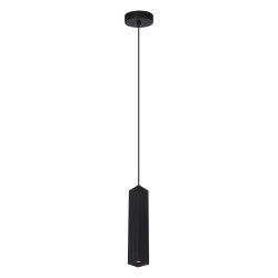 Tecno lampa wisząca Czarny piaskowany cm IP20