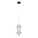 Testa lampa wisząca Czarny, biały, przezroczysty 16cm 790 lm 3000K IP20 Italux