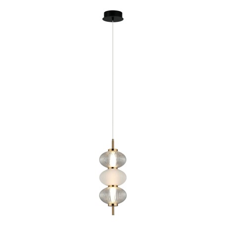 Testa lampa wisząca Czarny, biały, przezroczysty 16cm 790 lm 3000K IP20 Italux