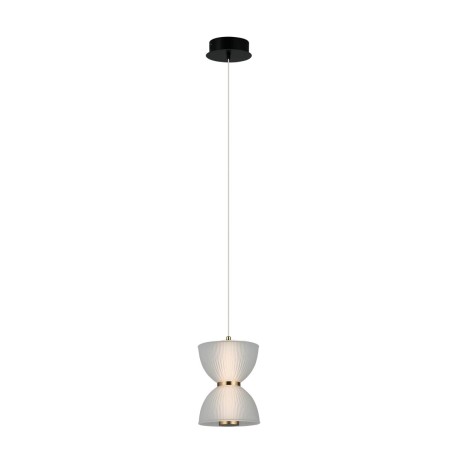 Tica lampa wisząca Czarny, biały 15cm 430 lm 3000K IP20 Italux