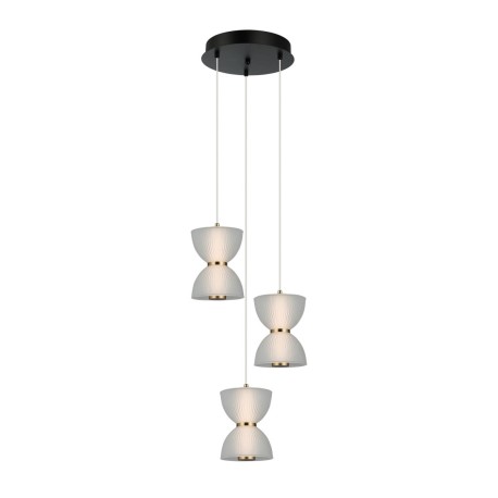 Tica lampa wisząca Czarny, biały 35cm 950 lm 3000K IP20
