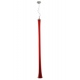 Sympatica lampa wiszaca bordowa ręcznie formowany klosz 160-180cm Ramko