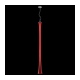 Sympatica lampa wiszaca bordowa ręcznie formowany klosz 160-180cm Ramko