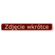 LIMA wiśniowy szklany kinkiet Ramko