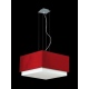 LASTRA Żyrandol W-3 Bordo Ramko