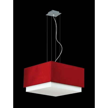 LASTRA Żyrandol W-3 Bordo Ramko