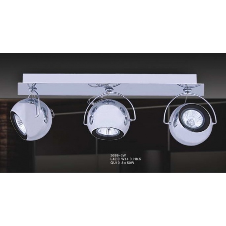 Flow plafon chrom 3699-3W Italux