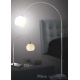 Piegano lampa podłogowa szklany klosz