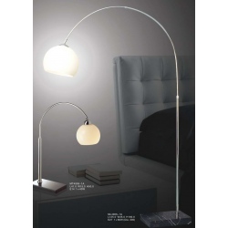 Piegano lampa podłogowa szklany klosz